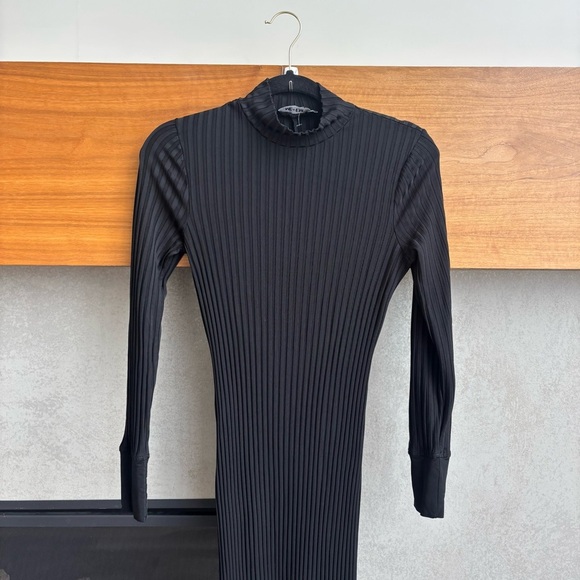 ME+EM Ribbed Long Sleeve Midi Dress, Size 8 - Picture 2 of 11